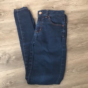 Dark blue skinny jeans